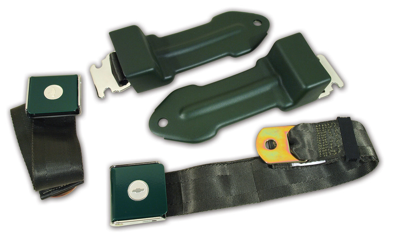 1965-1966 Corvette Seat Belts Lift Latch - Green-41557-Corvette-Store-Online
