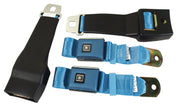 1968-1968 Corvette Seat Belts OE Retractable Lap - Bright Blue-41567-Corvette-Store-Online