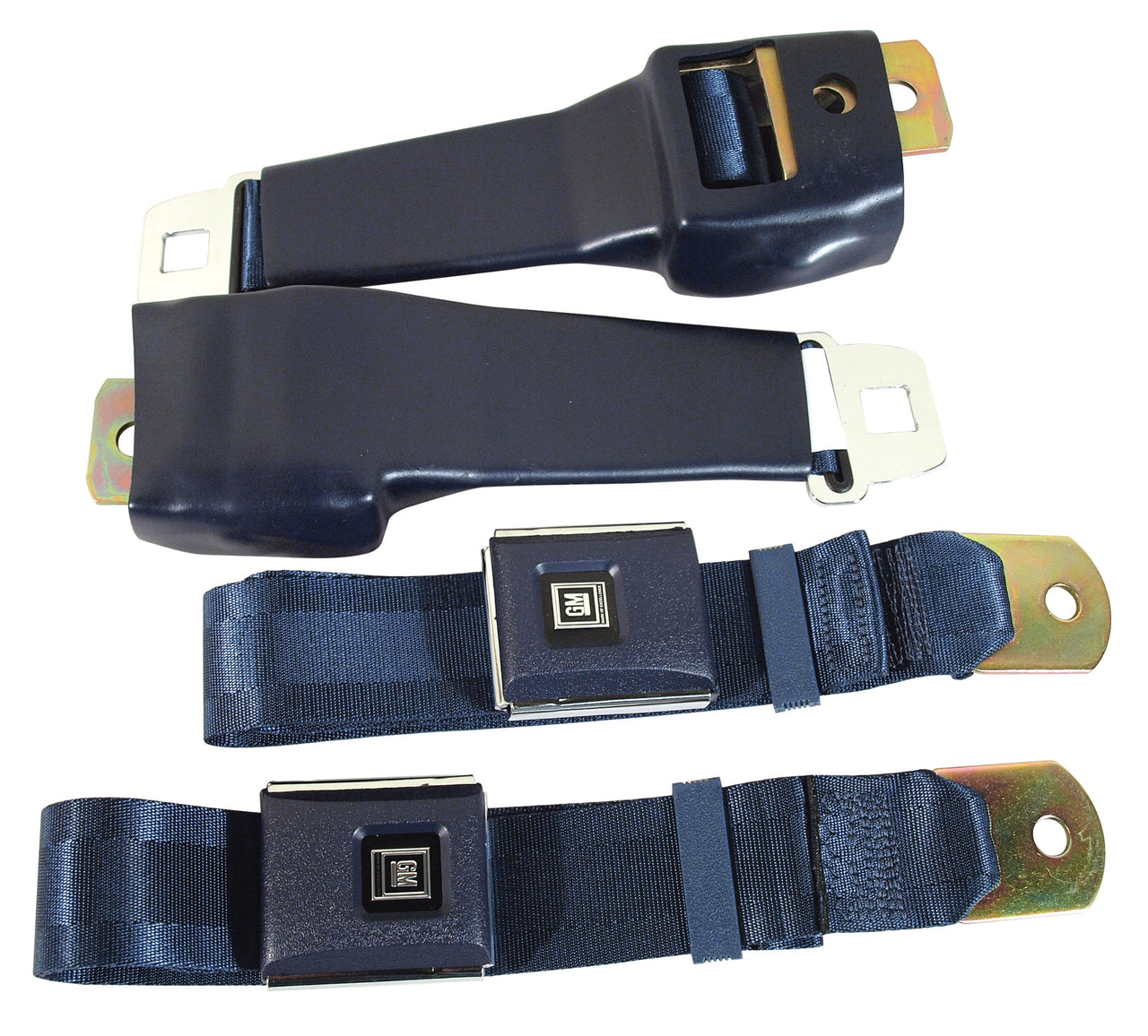 1968-1968 Corvette Seat Belts OE Retractable Lap - Dark Blue-41568-Corvette-Store-Online