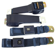 1968-1968 Corvette Seat Belts OE Retractable Lap - Dark Blue-41568-Corvette-Store-Online