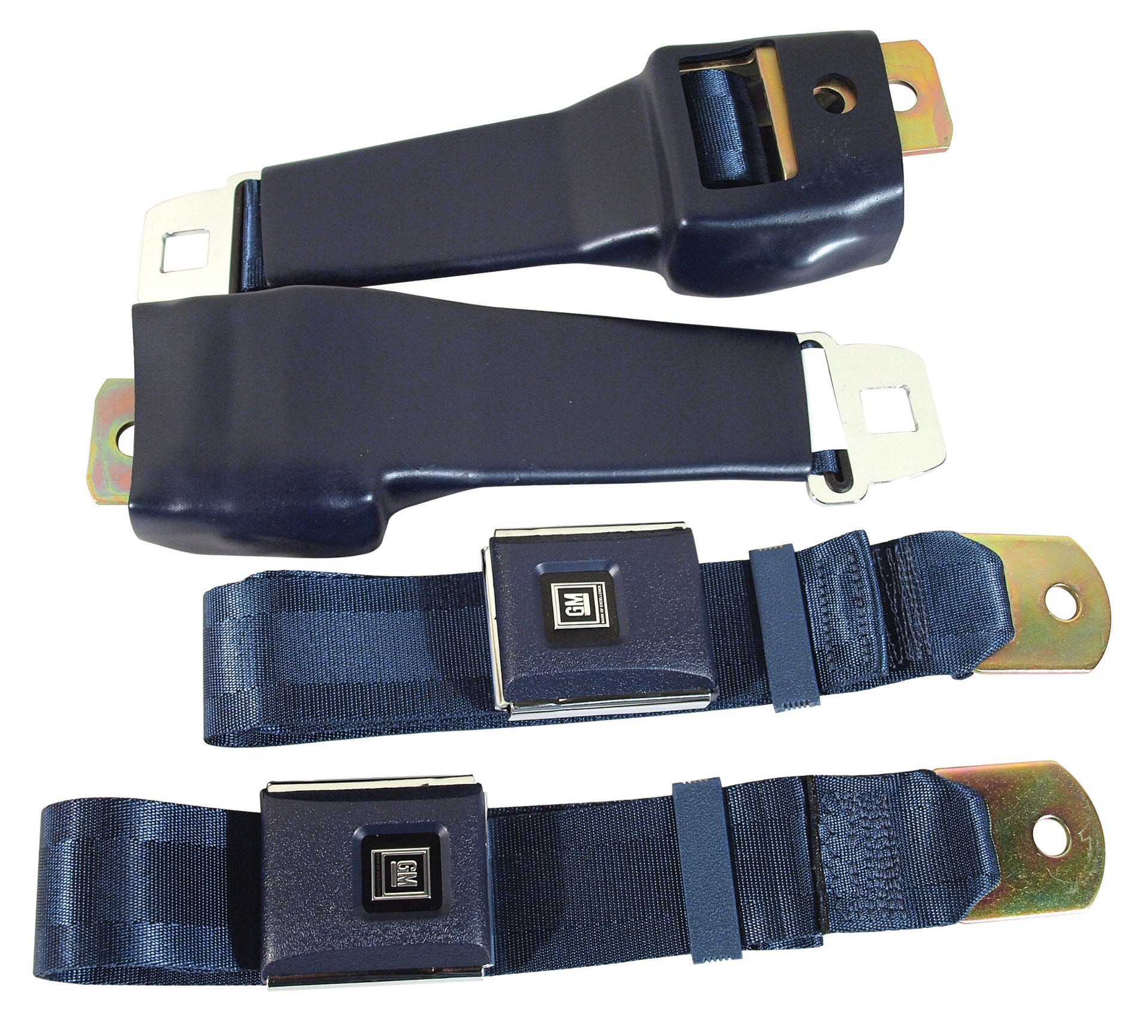 1968-1968 Corvette Seat Belts OE Retractable Lap - Dark Blue-41568-Corvette-Store-Online