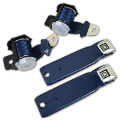 1972-1977 Corvette Seat Belts Retractable Lap - Dark Blue-41572-Corvette-Store-Online