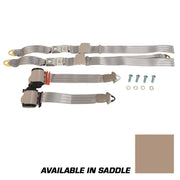 1969-1969 Corvette Seat Belts Lap & Shoulder - Saddle-41579-Corvette-Store-Online