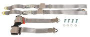 1969-1969 Corvette Seat Belts Lap & Shoulder - Silver-41580-Corvette-Store-Online