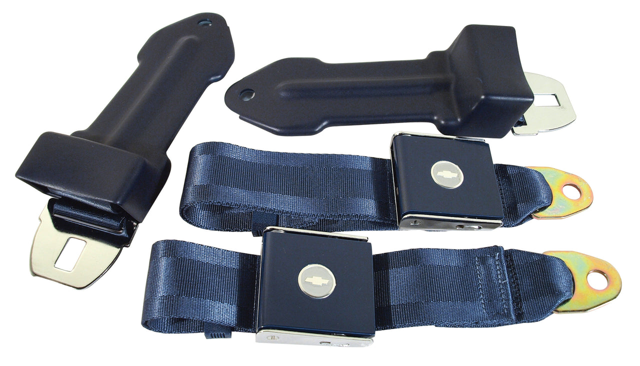 1966-1966 Corvette Seat Belts Lift Latch - Dark Blue-41602-Corvette-Store-Online