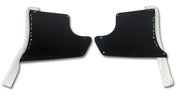 1964-1964 Corvette Kick Panels W/Windlace - White-416165-Corvette-Store-Online