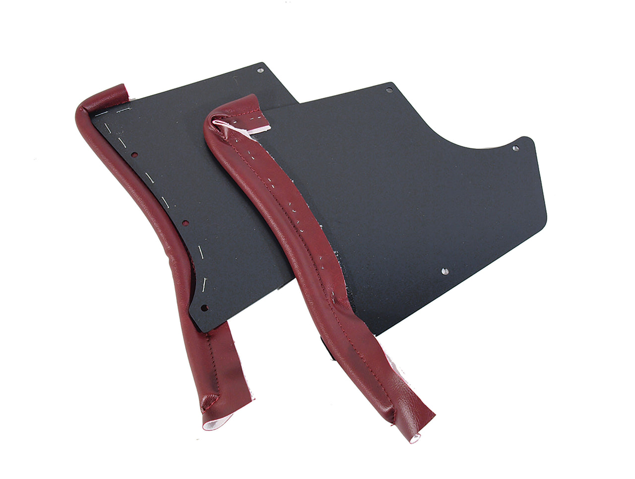 1965-1965 Corvette Kick Panels W/Windlace - Maroon-416237-Corvette-Store-Online