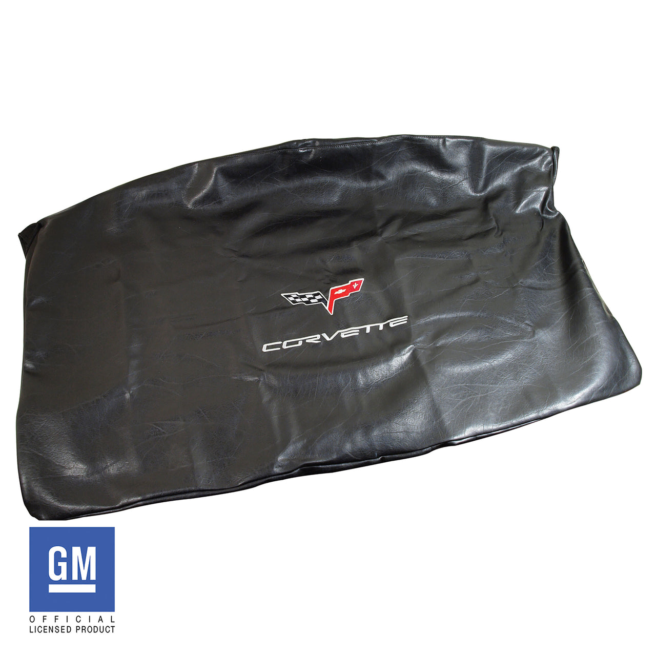 2005-2013 Corvette Embroidered Top Bag Black W/Silver C6 Logo-41625-Corvette-Store-Online