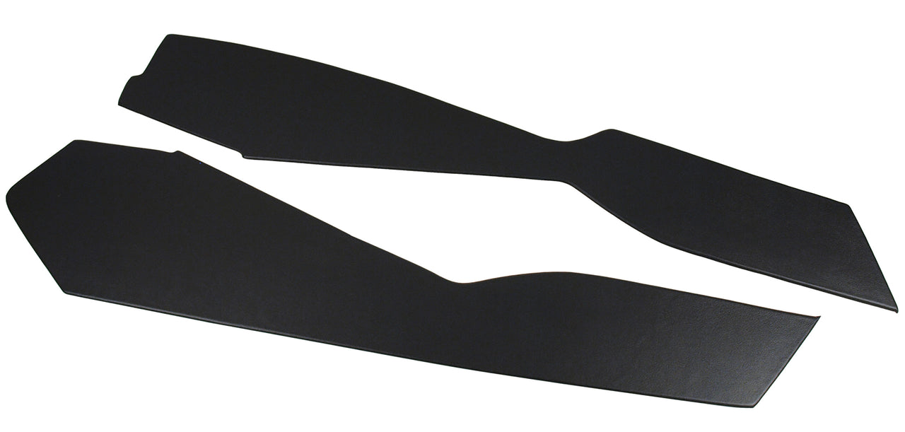 1982-1982 Corvette Leather Console Side Panels Charcoal-416421-Corvette-Store-Online