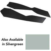 1982-1982 Corvette Leather Console Side Panels Silvergreen-416459-Corvette-Store-Online