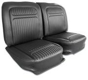 1958-1958 Corvette Vinyl Seat Covers Charcoal-416604-Corvette-Store-Online