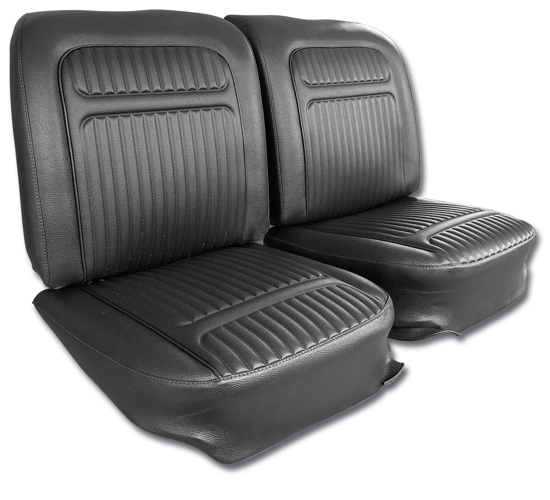1958-1958 Corvette Vinyl Seat Covers Charcoal-416604-Corvette-Store-Online