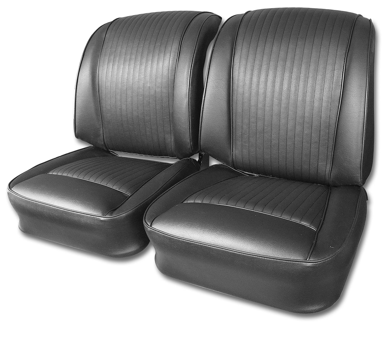1962-1962 Corvette Vinyl Seat Covers Black-417020-Corvette-Store-Online