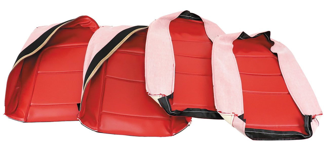 1965-1965 Corvette Vinyl Seat Covers Red-417330-Corvette-Store-Online