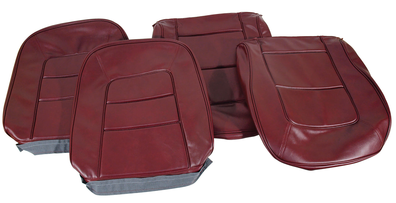1965-1965 Corvette Vinyl Seat Covers Maroon-417337-Corvette-Store-Online
