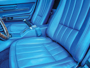 1968-1968 Corvette Mounted Seats Bright Blue Vinyl First Design Without Headrest Bracket-417641ME-Corvette-Store-Online