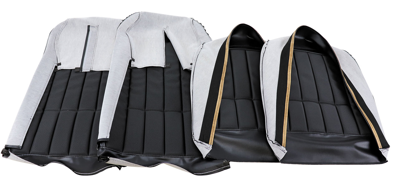 1970-1974 Corvette Vinyl Seat Covers Black-417820-Corvette-Store-Online