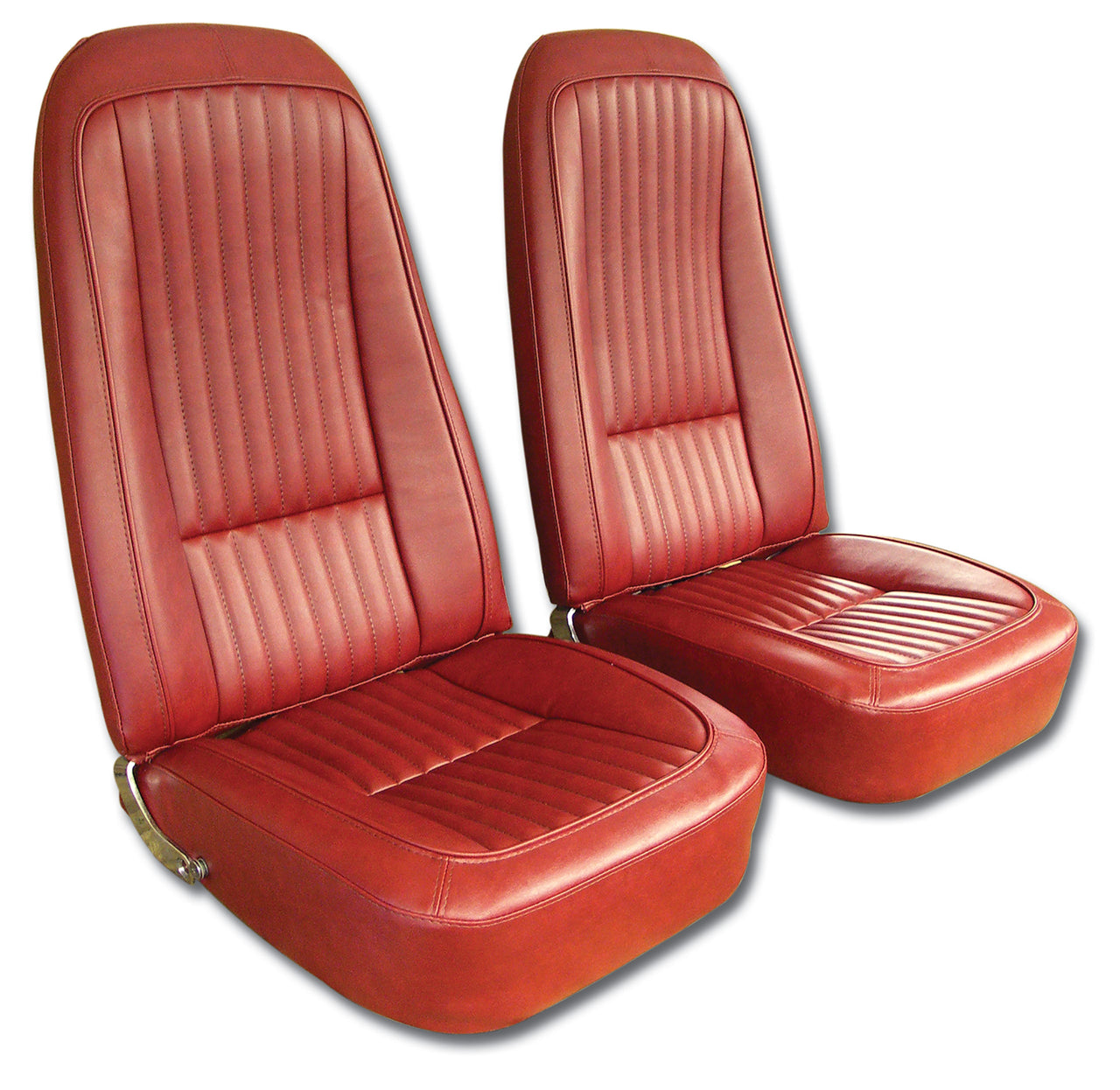 1976-1976 Corvette Mounted Seats Firethorn Vinyl-418034M-Corvette-Store-Online