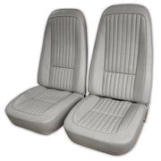 1976-1976 Corvette Mounted Seats Smoke Vinyl-418067M-Corvette-Store-Online
