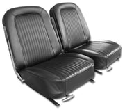 1964-1964 Corvette Leather Seat Covers Black-418420-Corvette-Store-Online