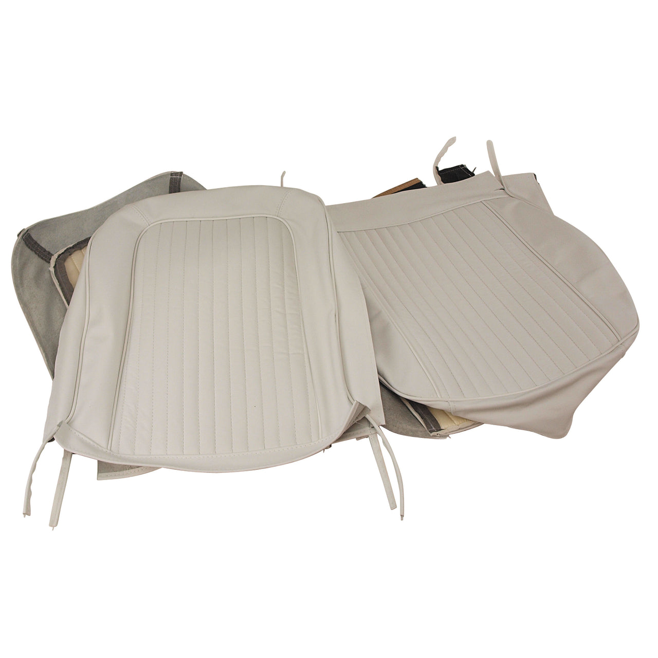 1964-1964 Corvette Leather Seat Covers White-418465-Corvette-Store-Online