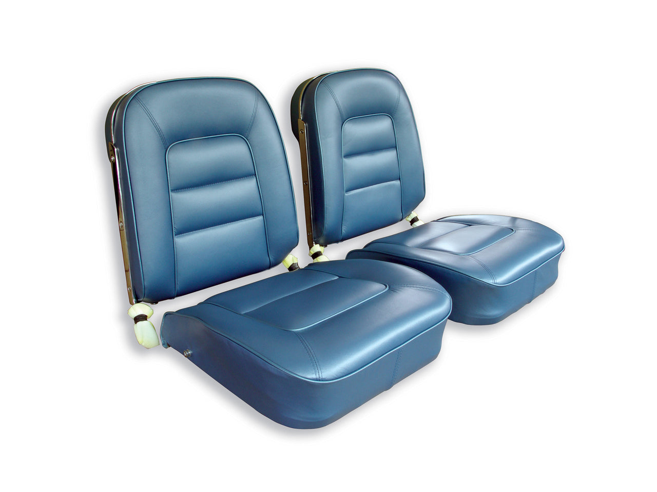 1965-1965 Corvette Leather Seat Covers Bright Blue-418540-Corvette-Store-Online