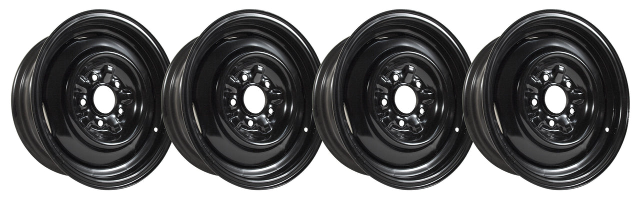 1965-1966 Corvette Steel Wheel 15 X 55" Set of 4-41860-Corvette-Store-Online