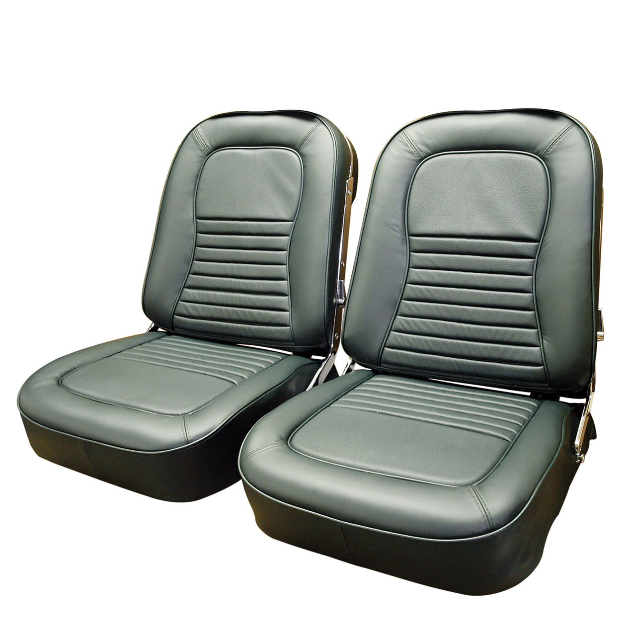 1967-1967 Corvette Leather Seat Covers Green-418714-Corvette-Store-Online
