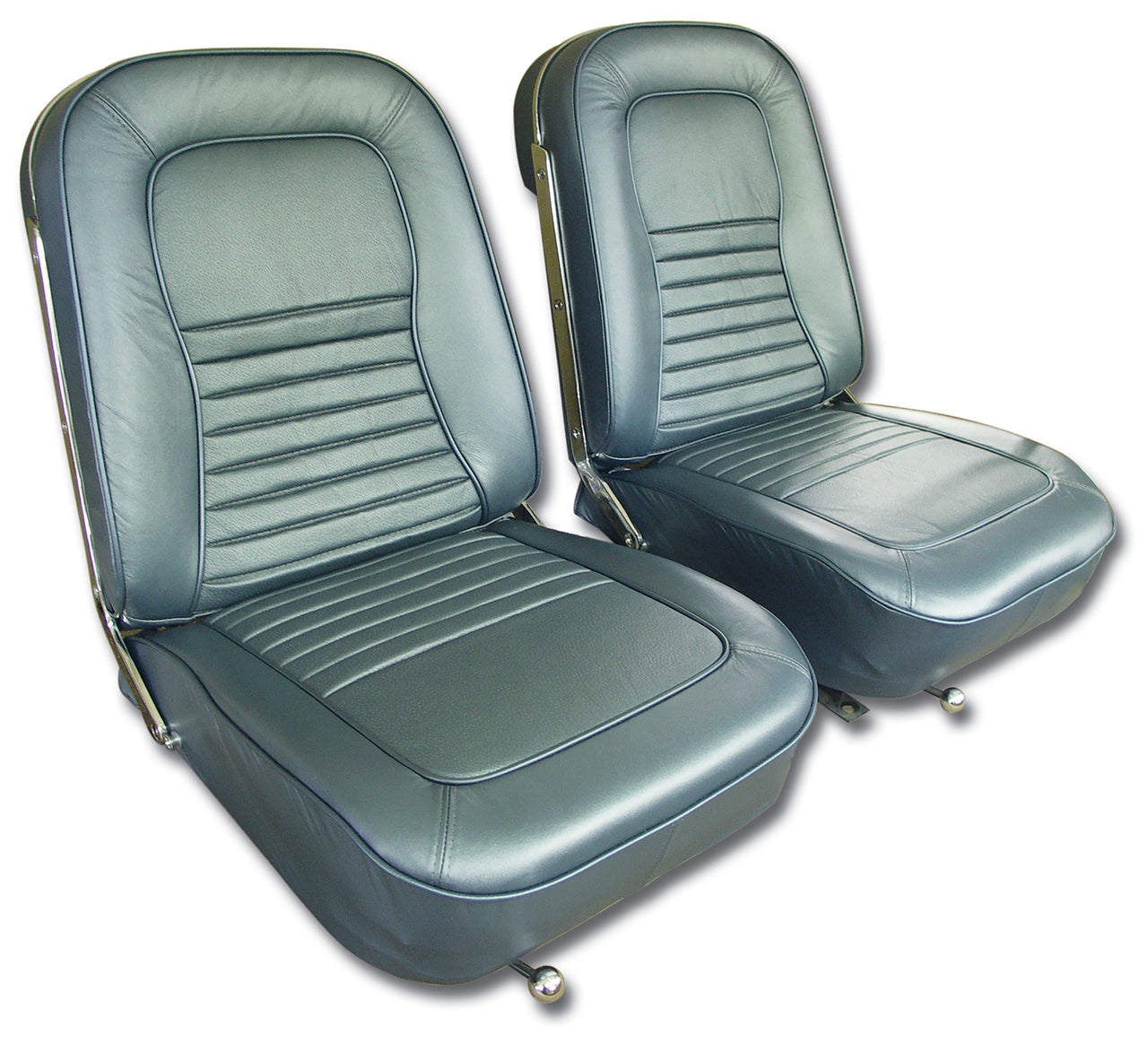 1967-1967 Corvette Leather Seat Covers Teal-418749-Corvette-Store-Online