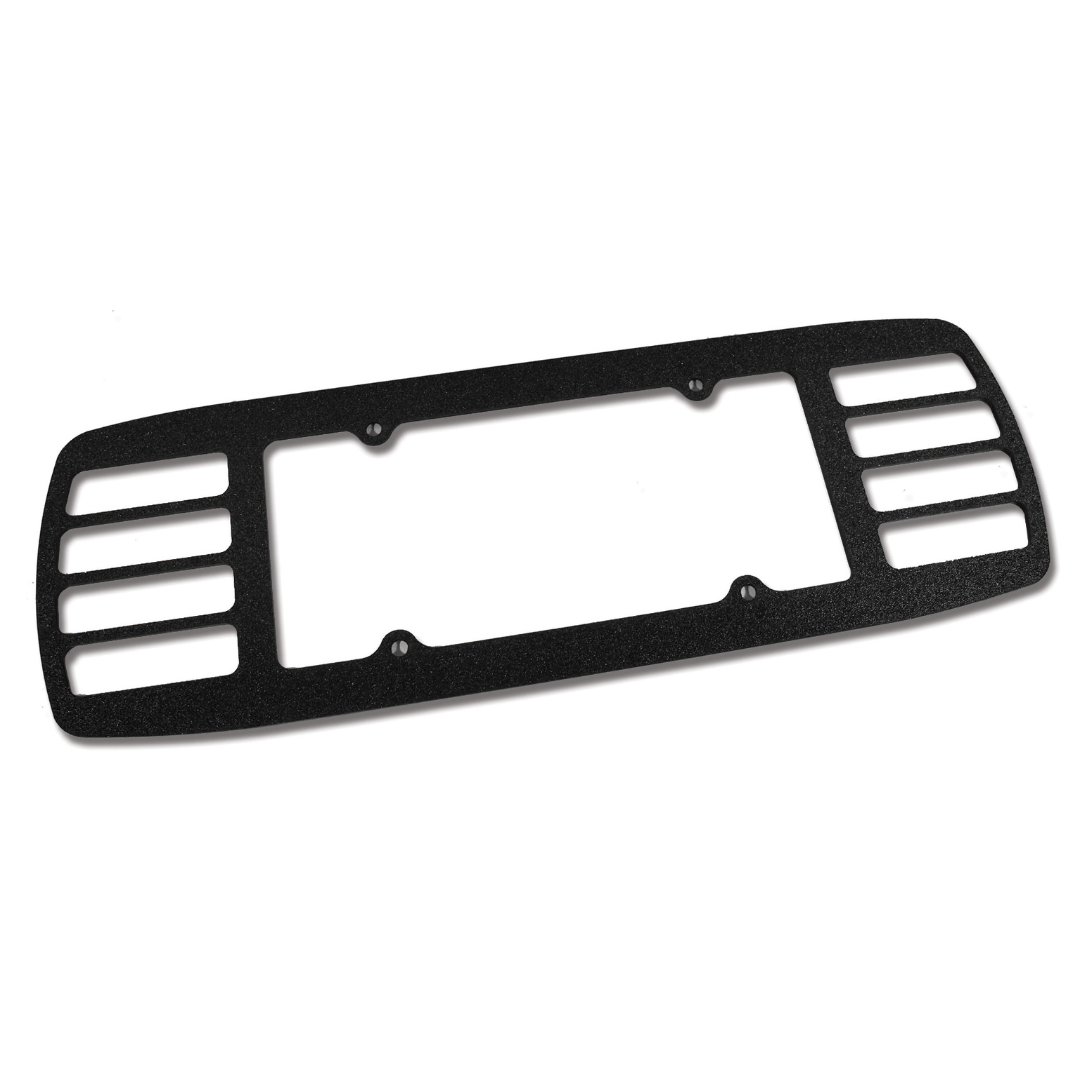 1997-2004 Corvette License Louver Acrylic Black - CA