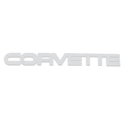 1984-1990 Corvette Emblem Rear Acrylic White-41910-Corvette-Store-Online