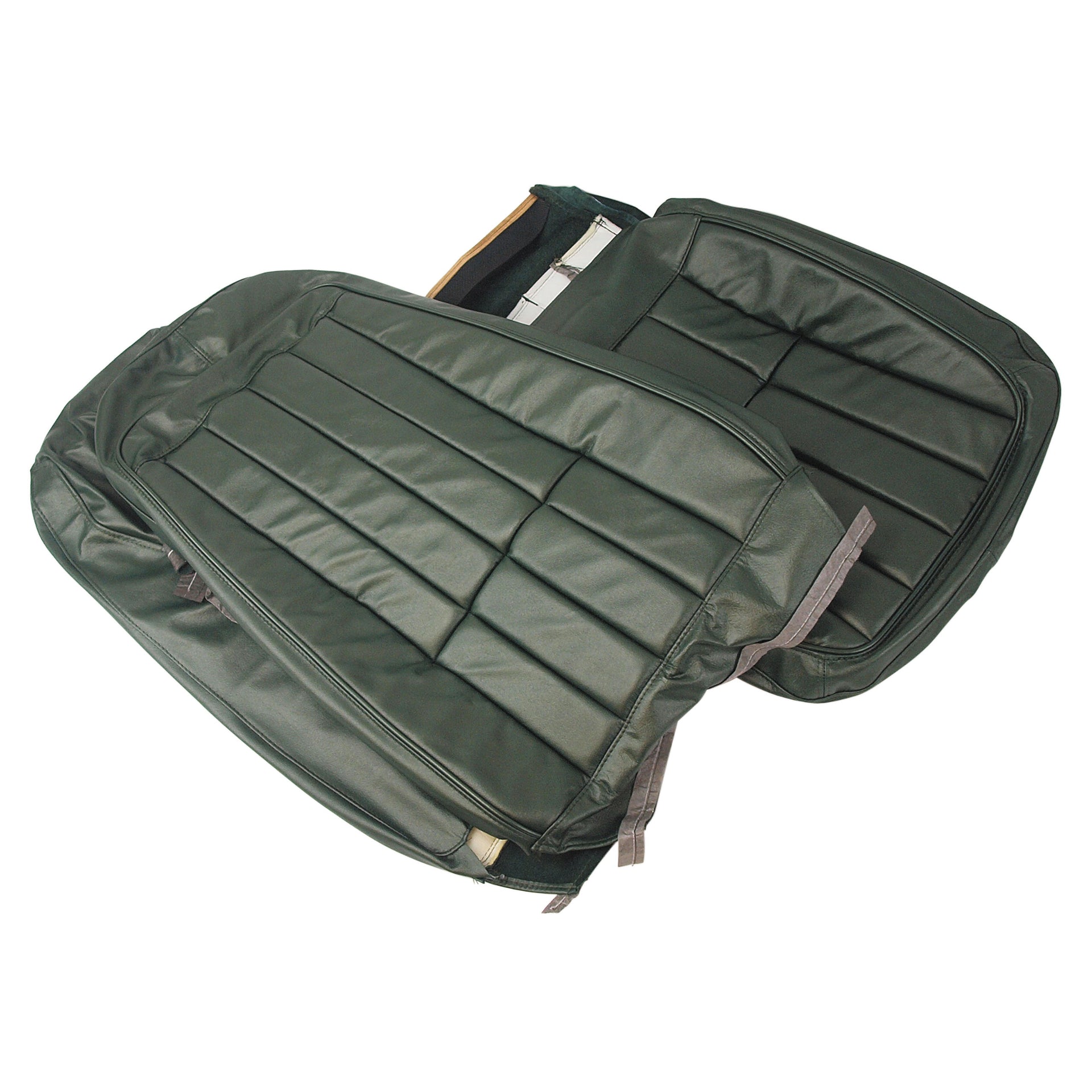 1970-1970 Corvette Leather Seat Covers Green 100%-Leather-419117-Corvette-Store-Online