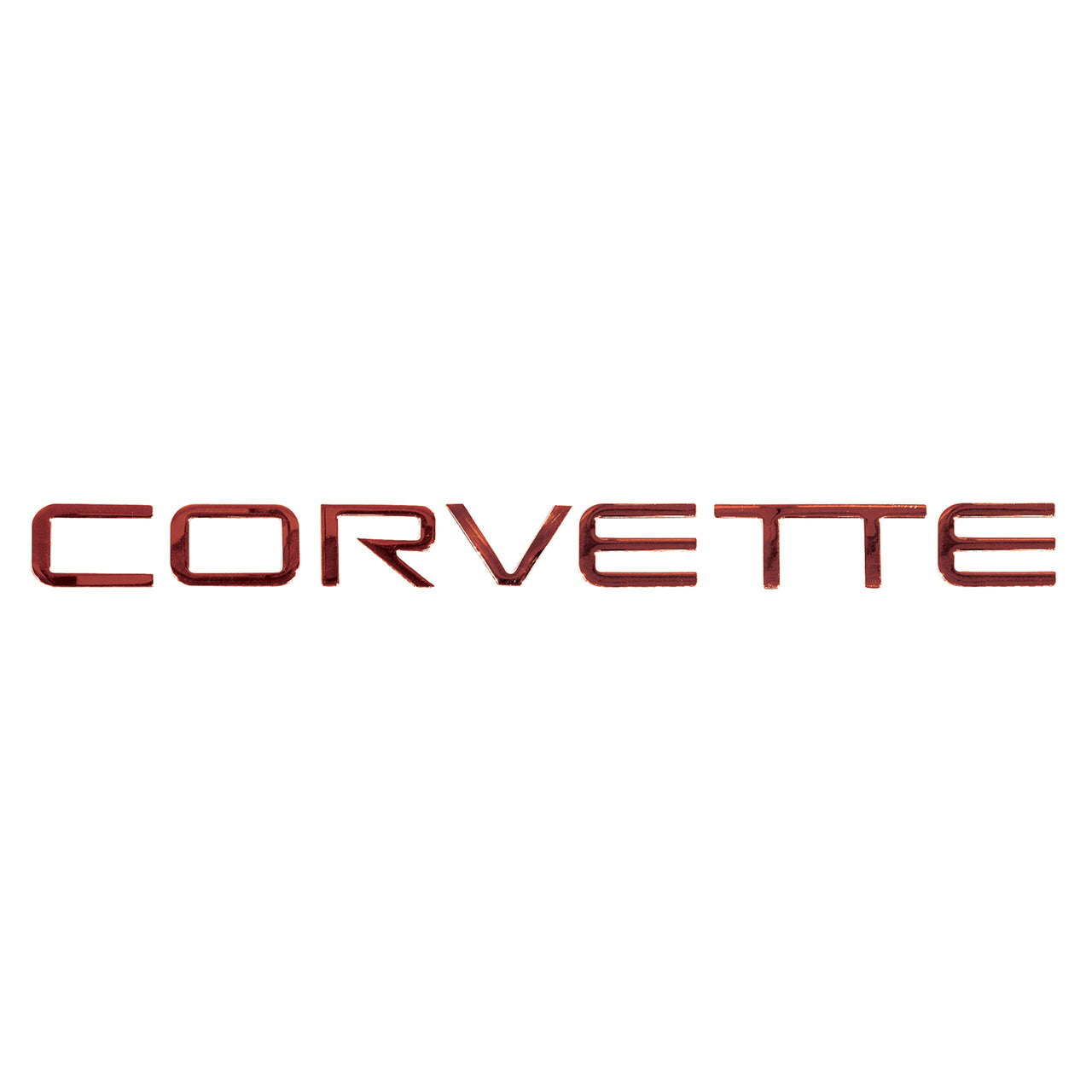 1991-1996 Corvette Letter Set Rear Acrylic Red-41914-Corvette-Store-Online