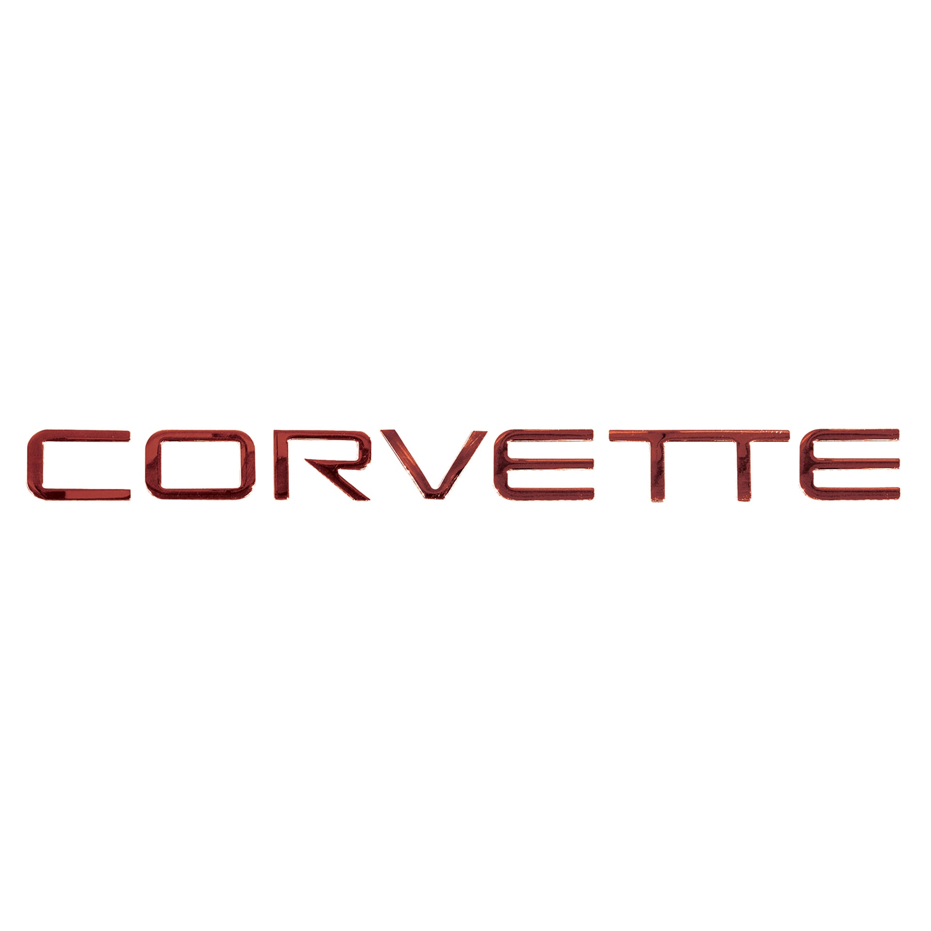 1991-1996 Corvette Letter Set Rear Acrylic Red-41914-Corvette-Store-Online