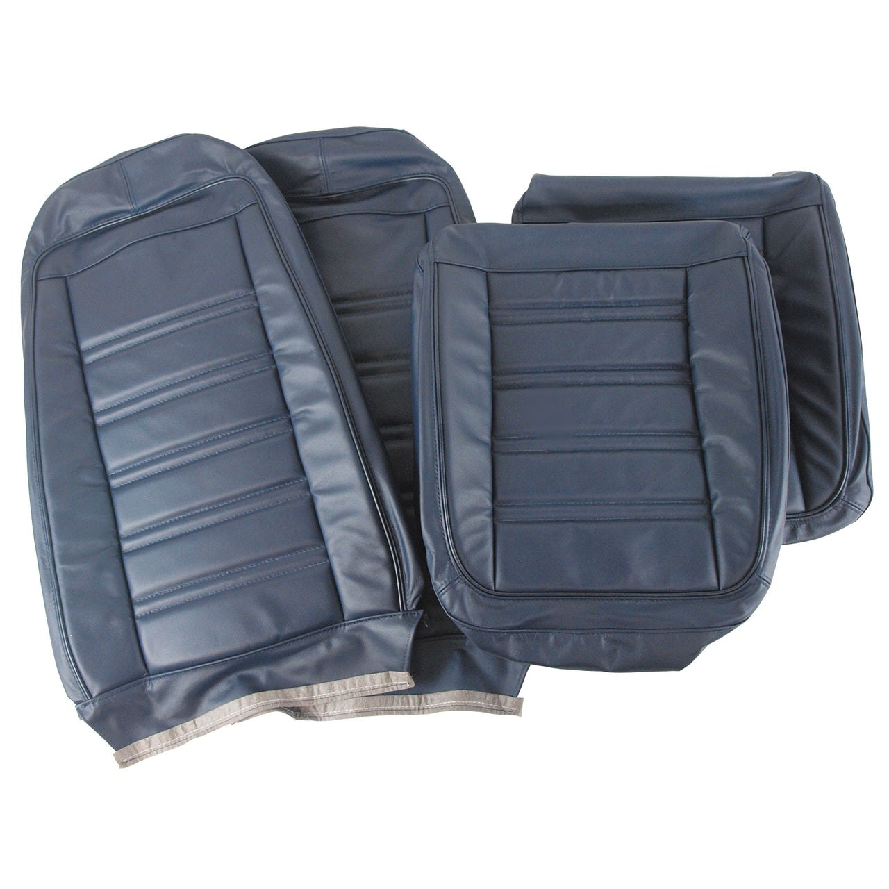 1973-1974 Corvette Leather Seat Covers Dark Blue 100%-Leather-419443-Corvette-Store-Online