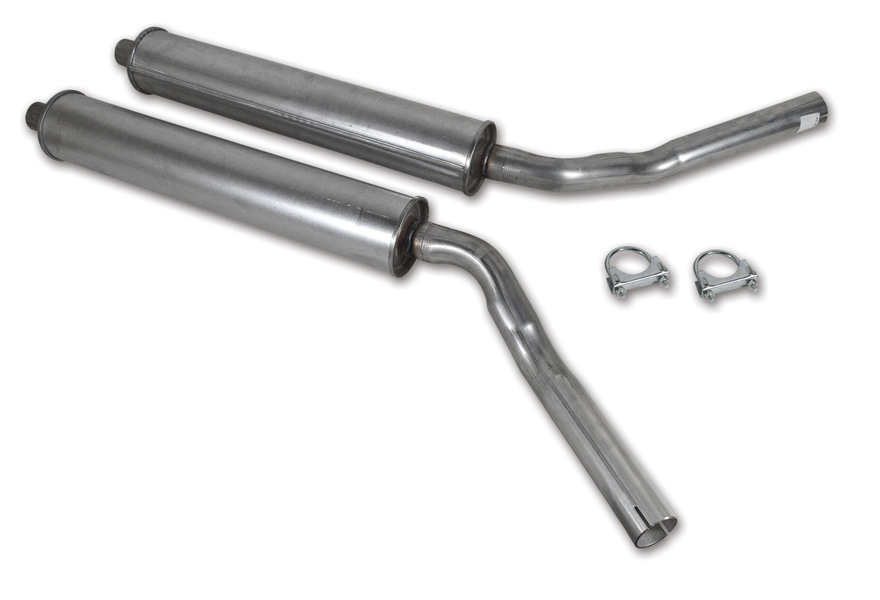 1956-1962 Corvette Mufflers Round Hi-Performance-41950-Corvette-Store-Online