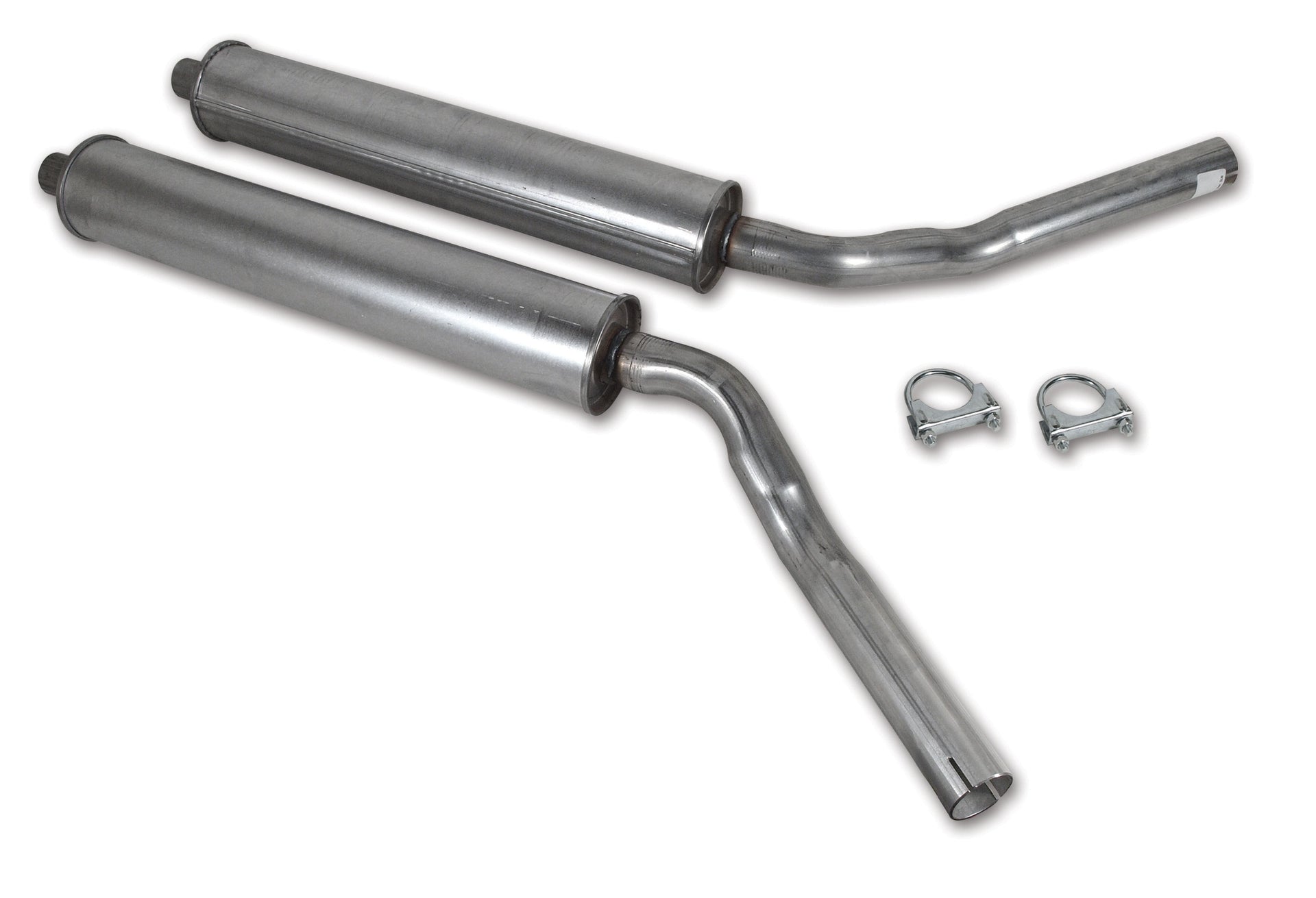 1956-1962 Corvette Mufflers Round Hi-Performance-41950-Corvette-Store-Online