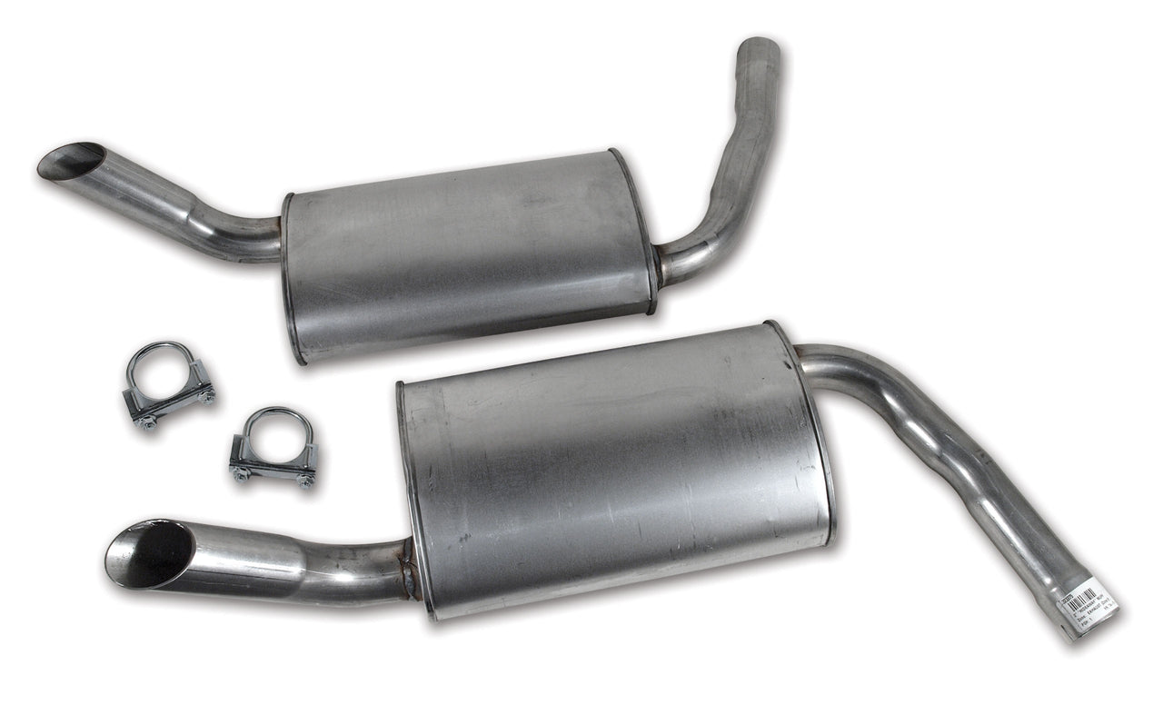 1974-1979 Corvette Mufflers 2 Inch Oval-41955-Corvette-Store-Online