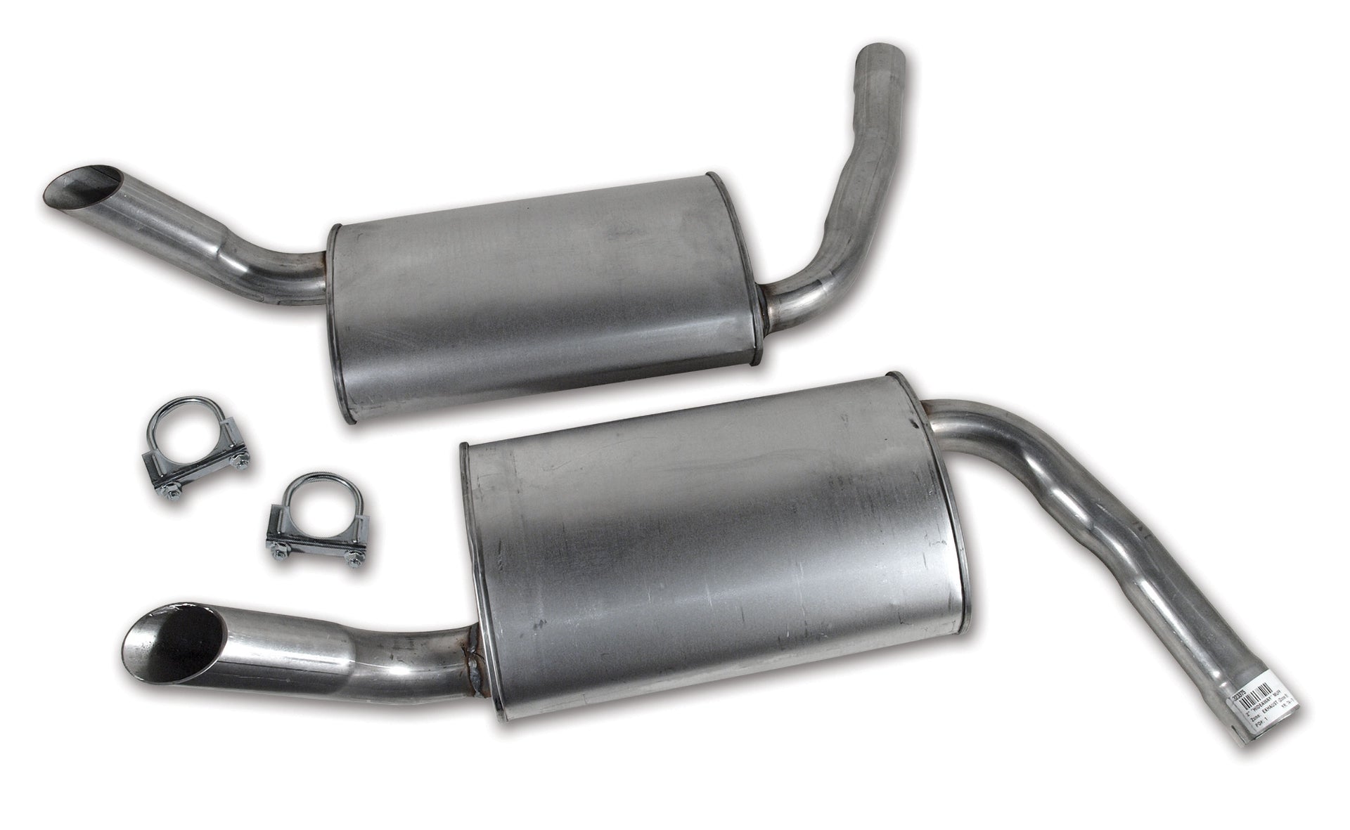 1974-1979 Corvette Mufflers 2 Inch Oval-41955-Corvette-Store-Online