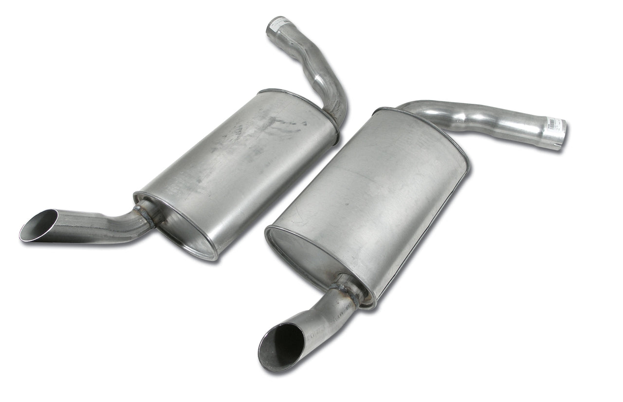 1974-1978 Corvette Mufflers 25 Inch Oval-41956-Corvette-Store-Online