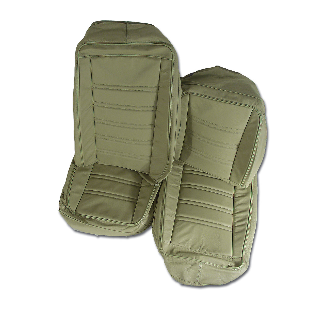 1975-1975 Corvette Leather Seat Covers Neutral 100%-Leather-419616-Corvette-Store-Online