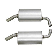 1974-1974 Corvette Mufflers 2 Inch Round (Original Style)-41962-Corvette-Store-Online
