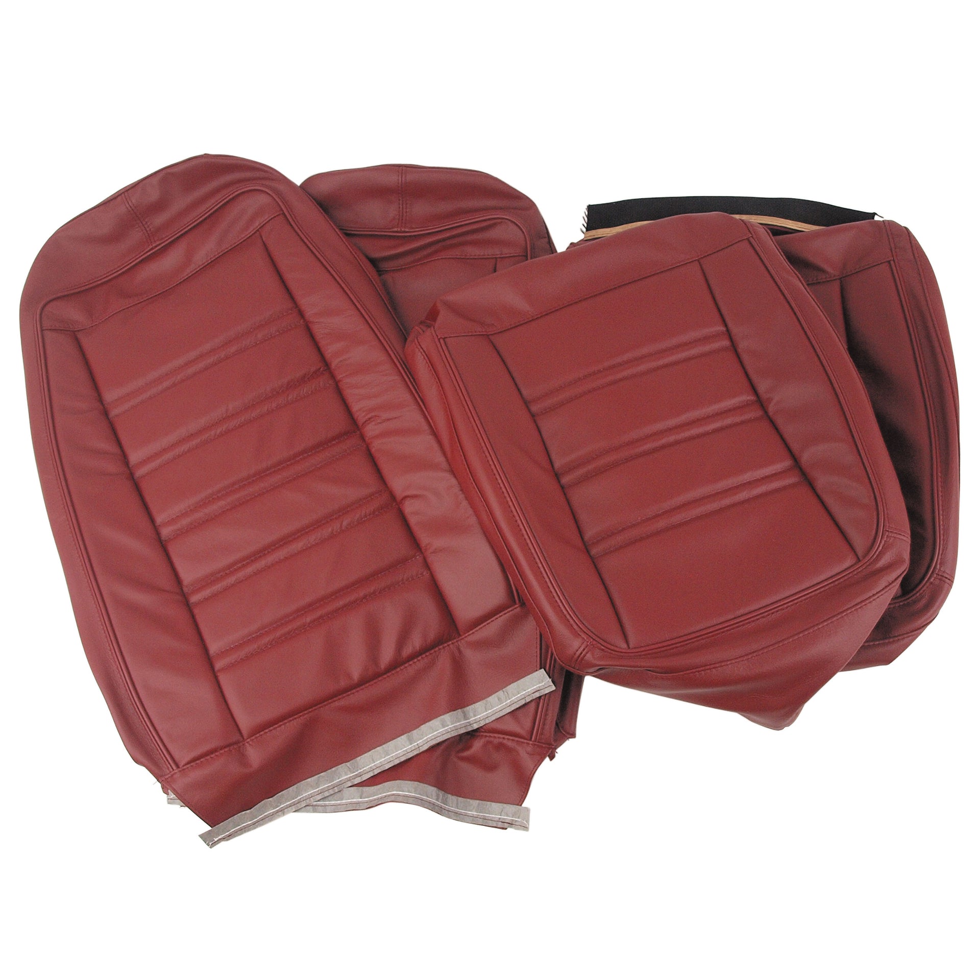 1975-1975 Corvette Leather Seat Covers Oxblood 100%-Leather-419631-Corvette-Store-Online