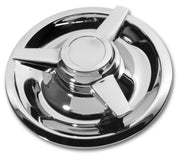 1968-1982 Corvette Spinner Caps 3-Bar Straight Chrome - Full Car Set-41975-Corvette-Store-Online