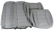 1976-1977 Corvette Leather Seat Covers Smoke Leather/Vinyl Original-419767-Corvette-Store-Online