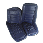 1977-1977 Corvette Mounted Seats Dark Blue 100% Leather-419845M-Corvette-Store-Online