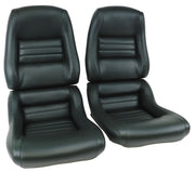 1979-1979 Corvette Leather Seat Covers Green 100%-Leather 2" Bolster-420014-Corvette-Store-Online