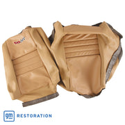 1979-1980 Corvette Embroidered OE Style Seat Covers - Doeskin Leather/Vinyl With 4" Bolster-420150E-Corvette-Store-Online