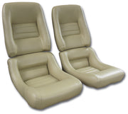 1979-1980 Corvette Leather Seat Covers Doeskin Leather/Vinyl Original 4" Bolster-420150-Corvette-Store-Online