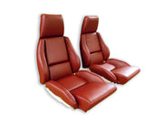 1984-1985 Corvette Leather Seat Covers Red Standard-420327-Corvette-Store-Online